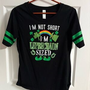Black and Green Graphic Tee
